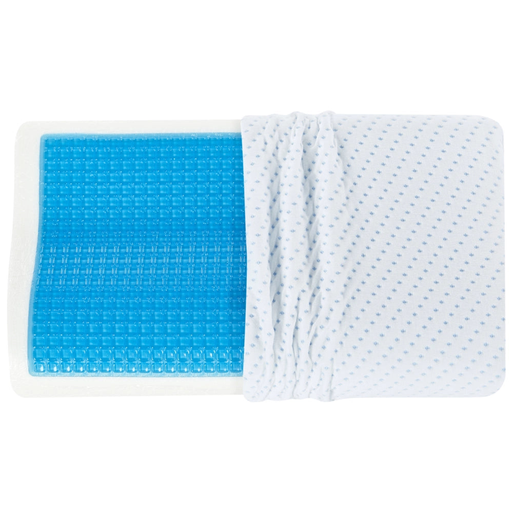 Cuscino Memory Foam Bianco Morbido Tessuto Rinfrescante Supporto Collo Ortopedico Morbido Antiallergico