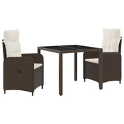 Set da pranzo per esterni con cuscino 3 pcs 3422310