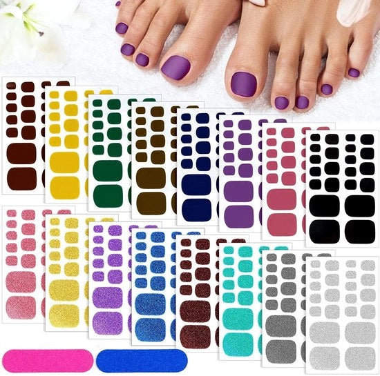 18 Stuks Stickers per unghie per arte DIY