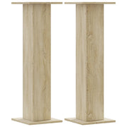 Supporti Altoparlanti 2 pz Rovere 30x30x95 cm in Multistrato CFW3109661