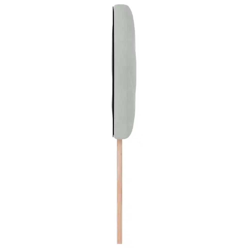 Testiera-Testata-Testiera Decorativa Grigio chiaro 100 cm Velluto