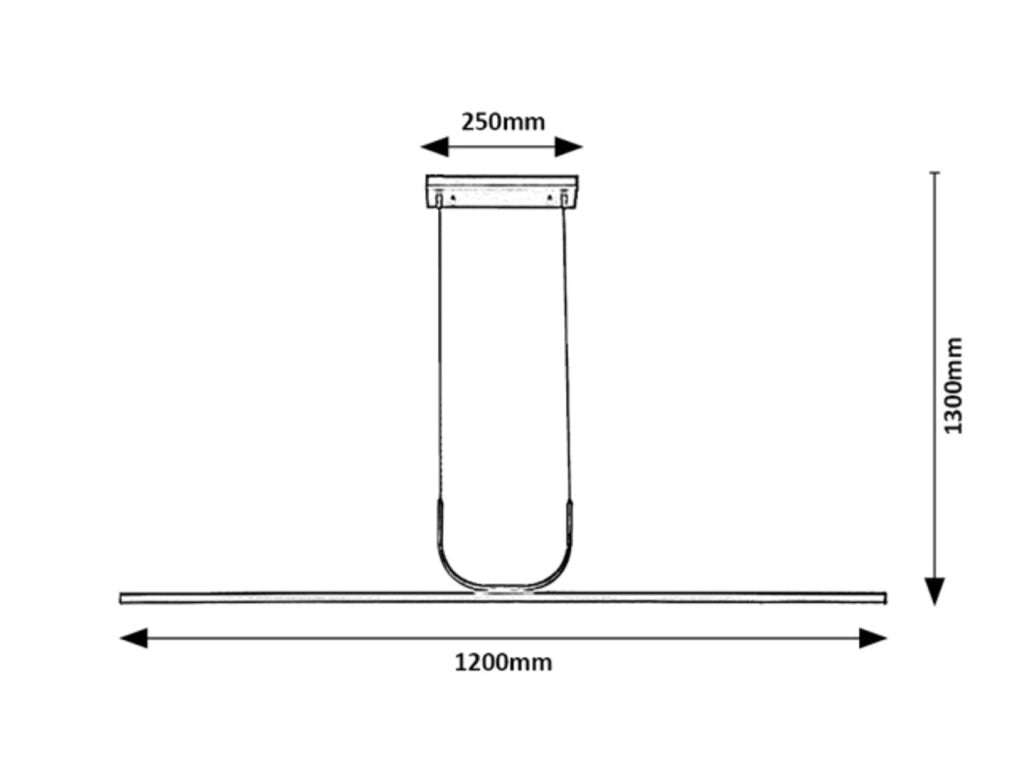 Lampada a sospensione LED 25W Rabalux Elia nera Ø120