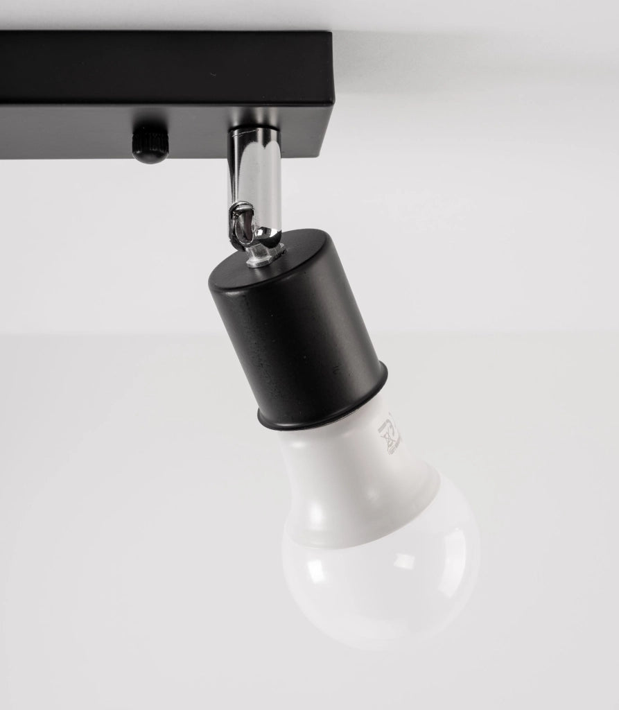 Lampada Da Soffitto Riflettore Plafoniere Black APP696-2C