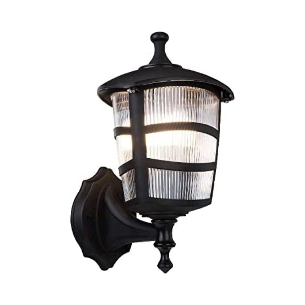 Lampada a parete abs nera triangolare MDL3114