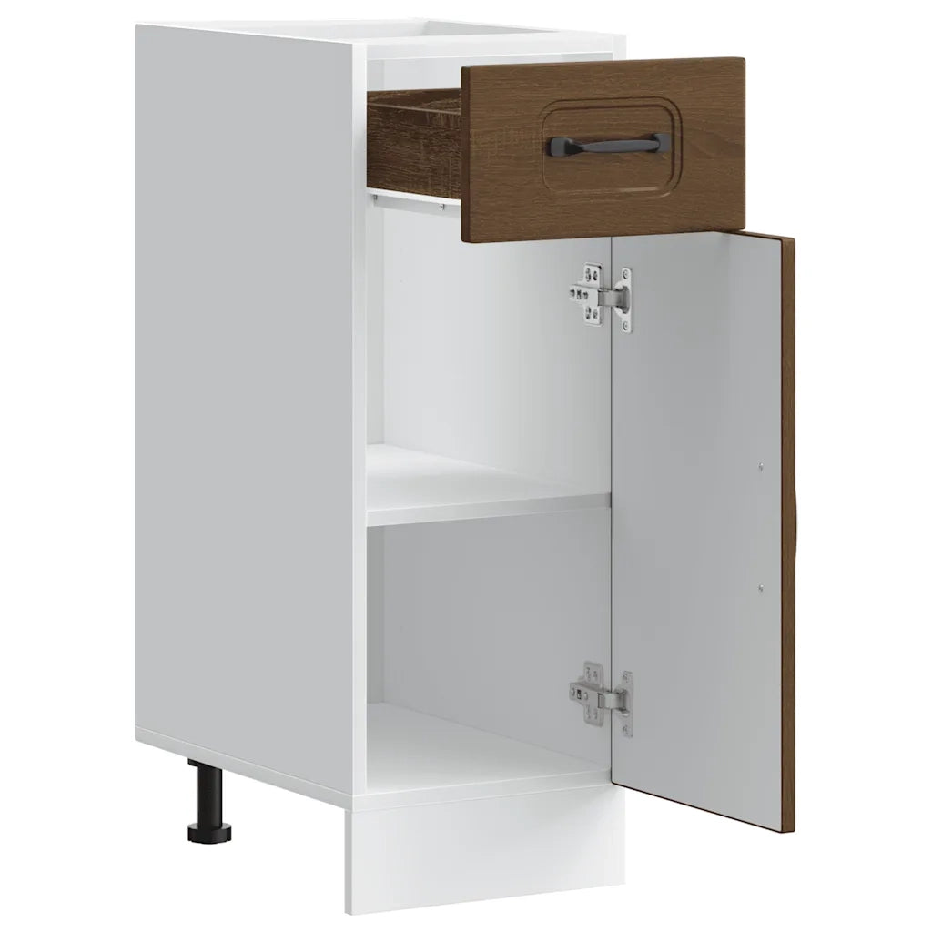 Base da Cucina Kalmar Rovere Marrone in Legno Multistrato