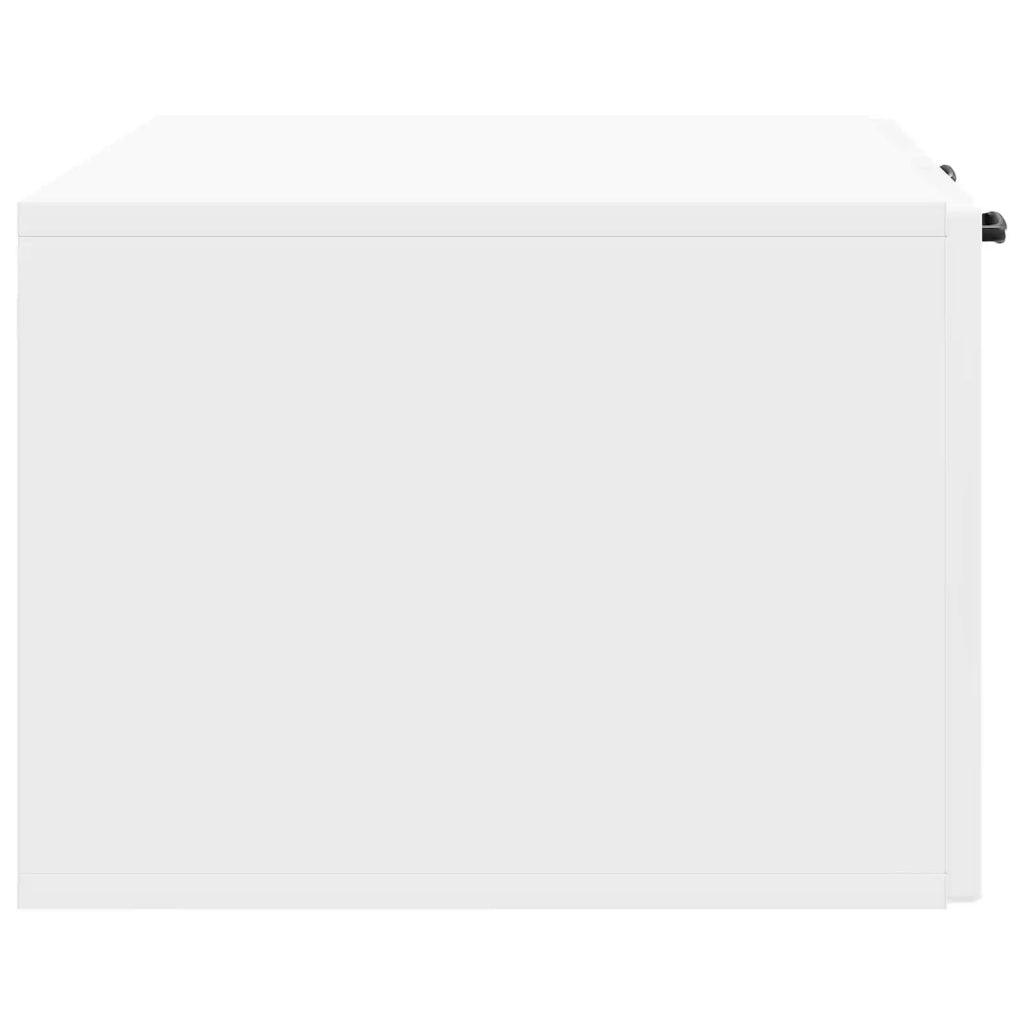 Mobile Porta TV da Muro Bianco Lucido 78,5 x 41 x 30 cm 899369