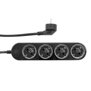 Shelly Power Strip 4 Gen4 Nero - Multipresa Smart Wi-Fi
