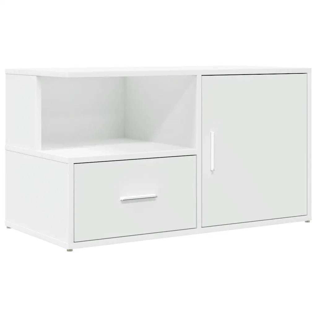 Mobile Angolare Bianco 200x40x45 cm in Truciolato CFW6086068