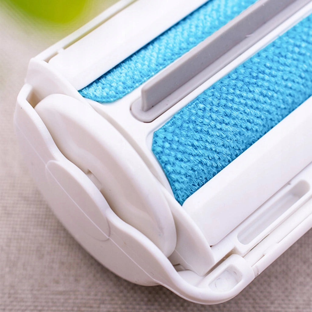 Rullo Raccogli Peli per Animali Domestici – Nylon e Gomma | 19,5x6,5 cm, Manico 11,5 cm