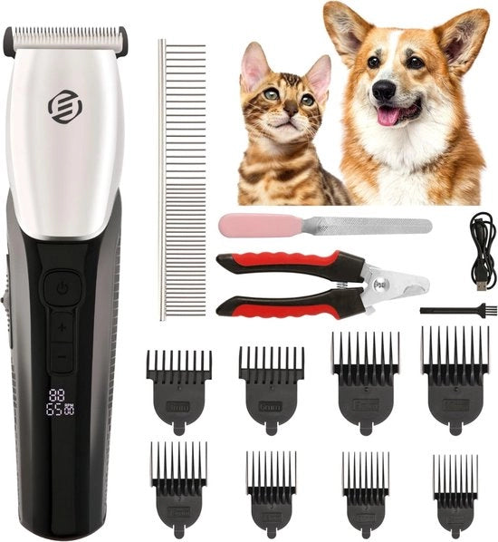 Tondeuse per cani con funzione rasatrici - Trimmer per cani - Tondeuse per cani - Tondeuse per animali - Tondeuse per cani per trimer