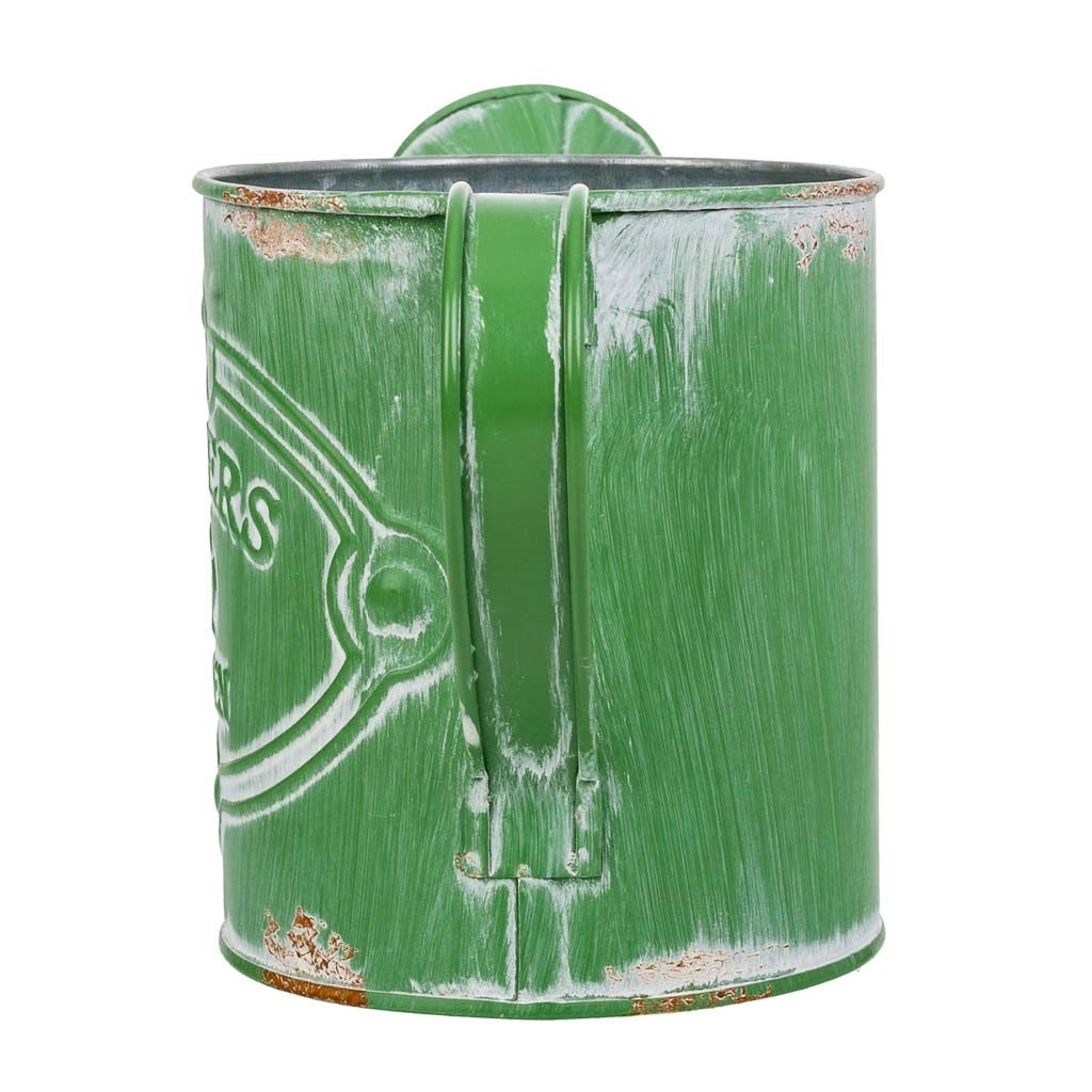 Annaffiatoio metallo verde 26,5xd10,5x12/13h