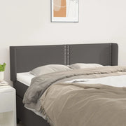 Testiera ad Orecchio-Testata con Orecchie Grigio 147x16x78/88 cm in Similpelle 737019