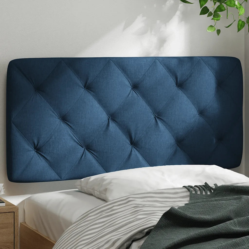 Cuscino Testiera Blu 100 cm in Tessuto 4019211