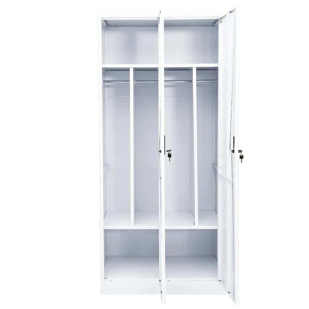 Armadio Bianco 80x50x180 cm in Acciaio CFW5782333
