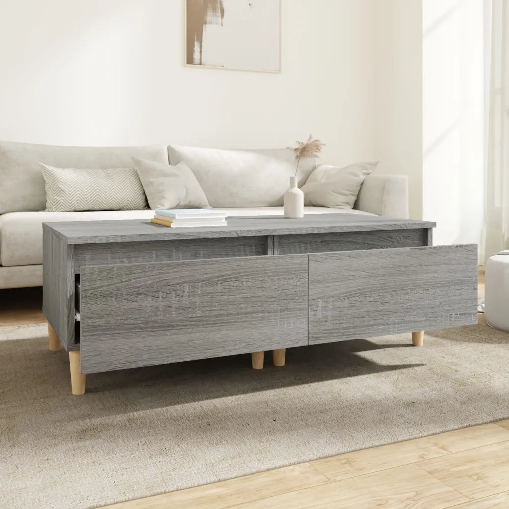 Tavolini 2 pz | Tavolo laterale Grigio Sonoma 50x46x35 cm in Legno Multistrato