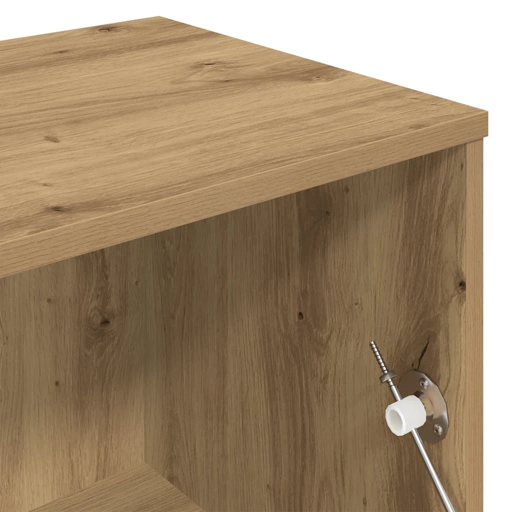 vidaXL Mobile Porta TV Rovere Artigianale Legno Multistrato