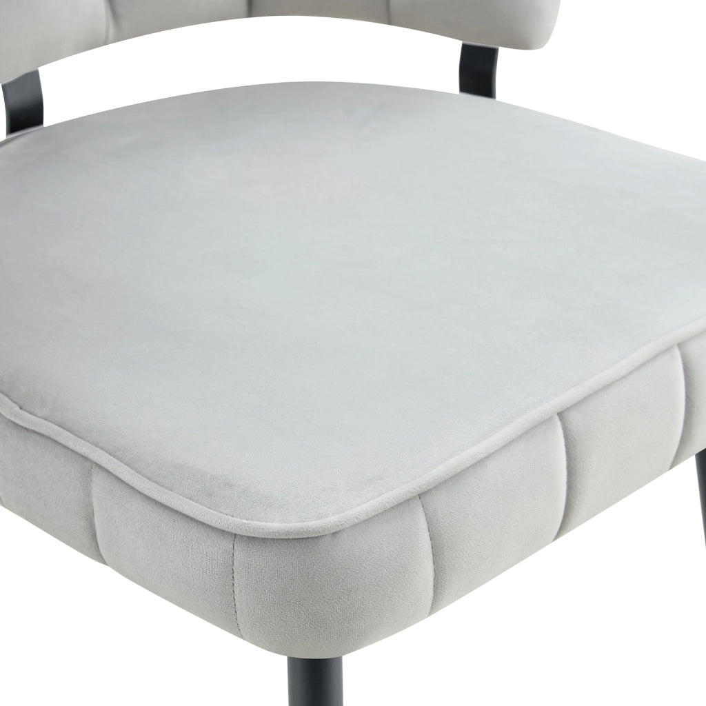 Set tavolo e 2 sedie 107x75 cm con doppio ripiano in MDF e metallo; nero e grigio chiaro
