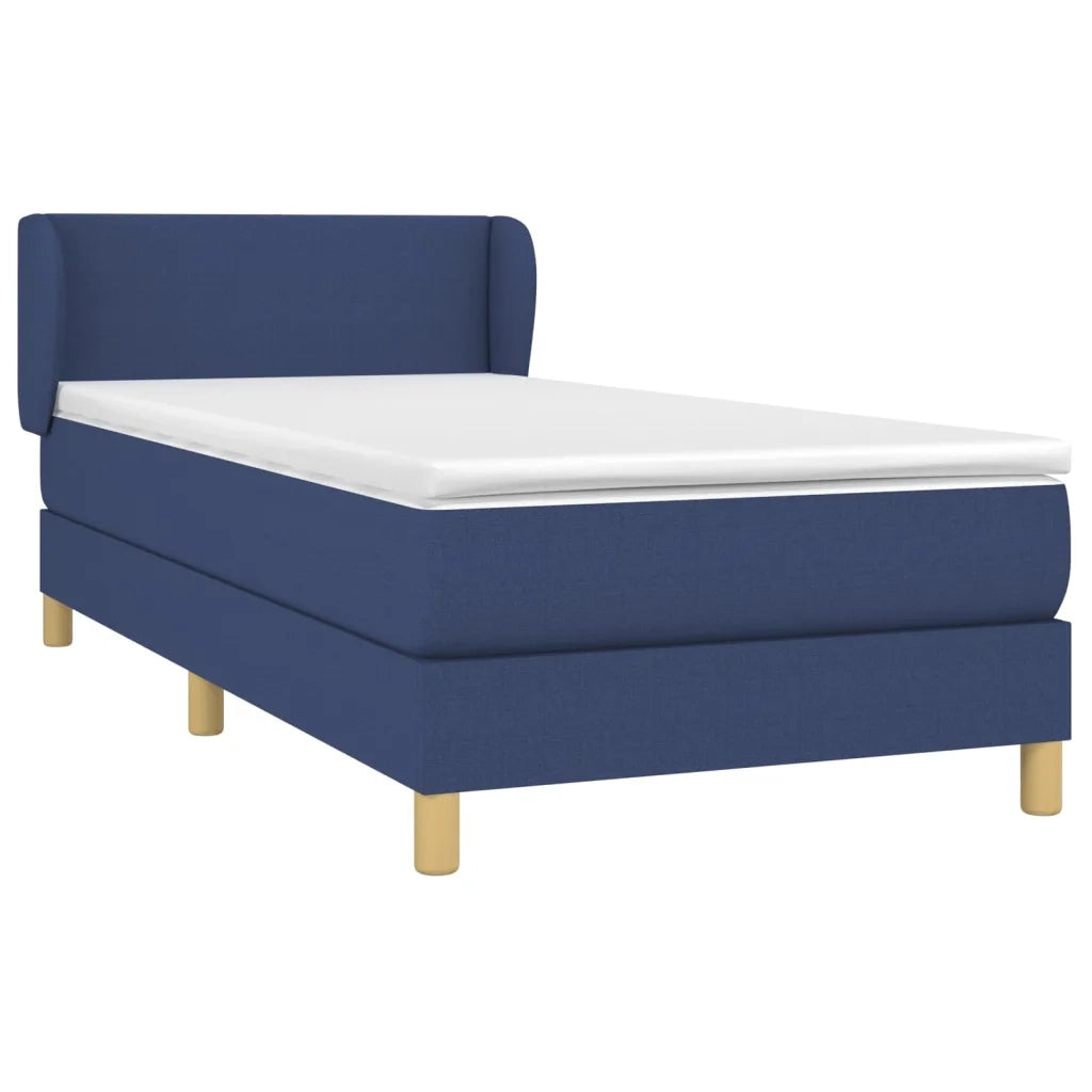 Giroletto a Molle con Materasso Blu 80x200 cm inTessuto 3126603