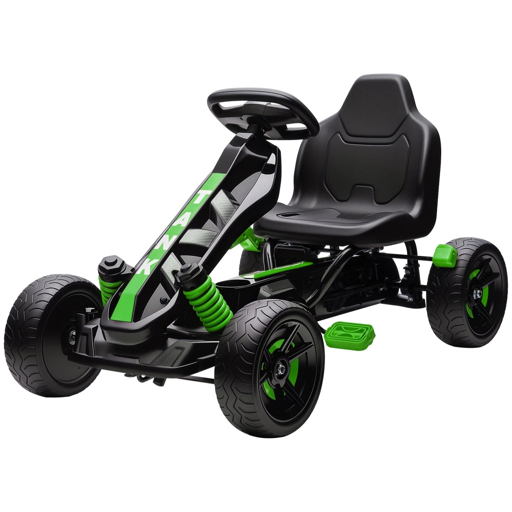 Go Kart Bambini 3-6 Anni ¨C Zephmum ¨C Verde con Ruote EVA
