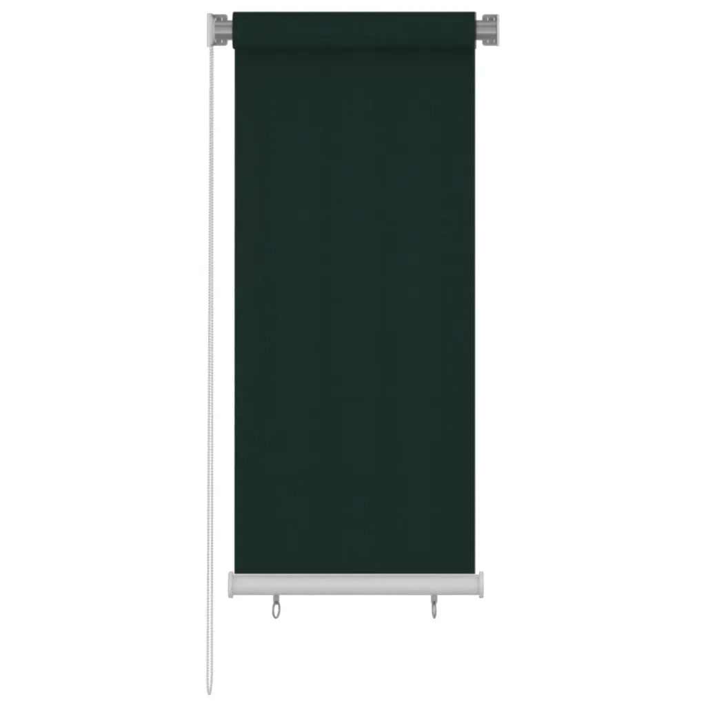 Tenda a Rullo per Esterni 60x140 cm Verde Scuro HDPE