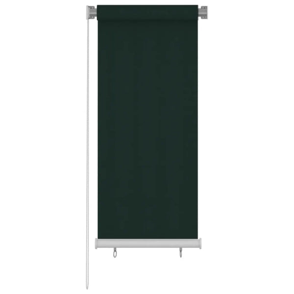 Tenda a Rullo per Esterni 60x140 cm Verde Scuro HDPE