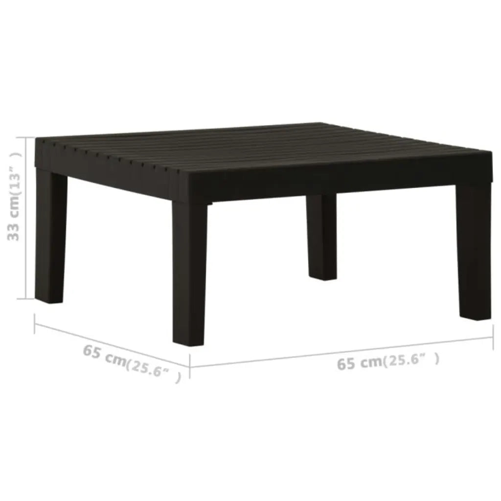 Set Divani da Giardino con Cuscini 4 pz | Set Salotto da Giardino in Plastica Grigio