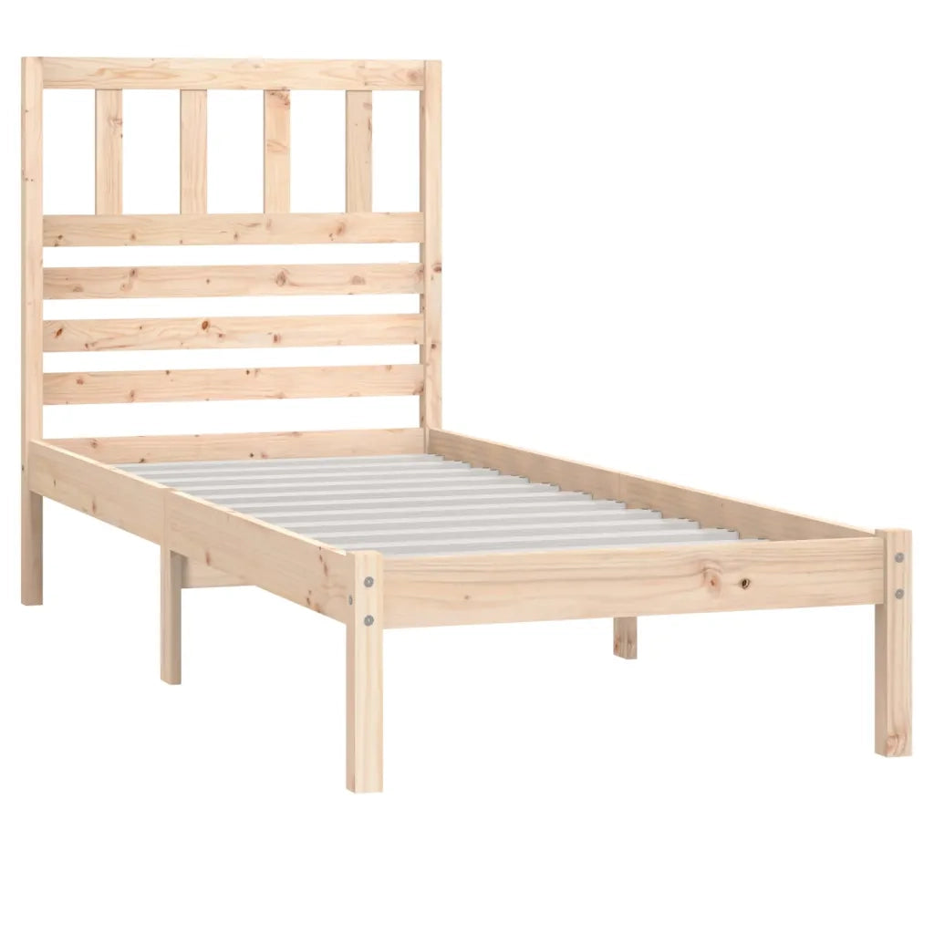 Giroletto-Struttura Letto in Legno Massello di Pino 90x200 cm 788195