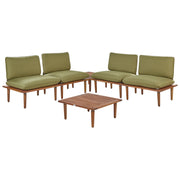 Set Divani Da Giardino Cuscini Grigi In Legno Massello Di Acacia Set Conversazione Da Esterno Moderno A 2 Posti Poltrone Con Tavolino