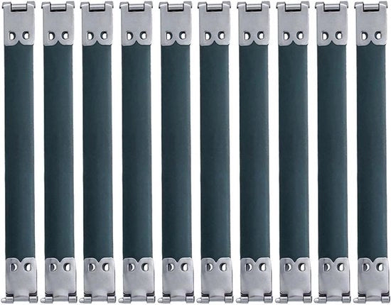 Struttura Flessibile Clip a Mano Chiusura a Cuscinetto Cornice Interna in Metallo - 10 Pezzi