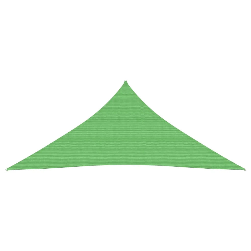 Vela ombreggiante/ombrellone 160 g/m² HDPE 4,5 x 4,5 x 4,5 m verde chiaro 02_0009386