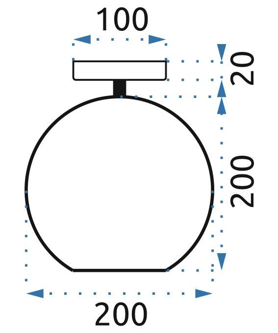 Lampada Pensile Di Vetro Rispecchiato Con Cristalli APP599-1C