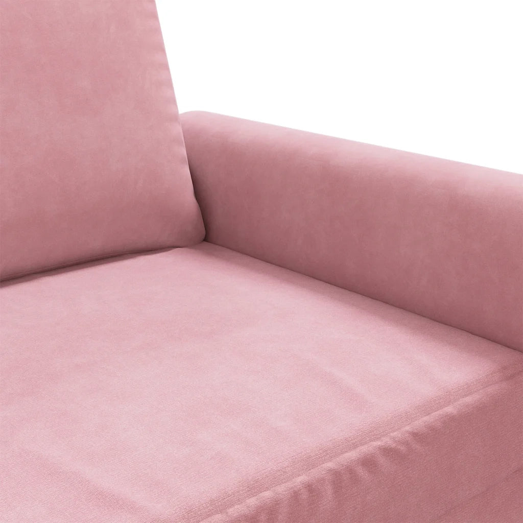 Poltrona Rosa 60 cm Velluto 359512