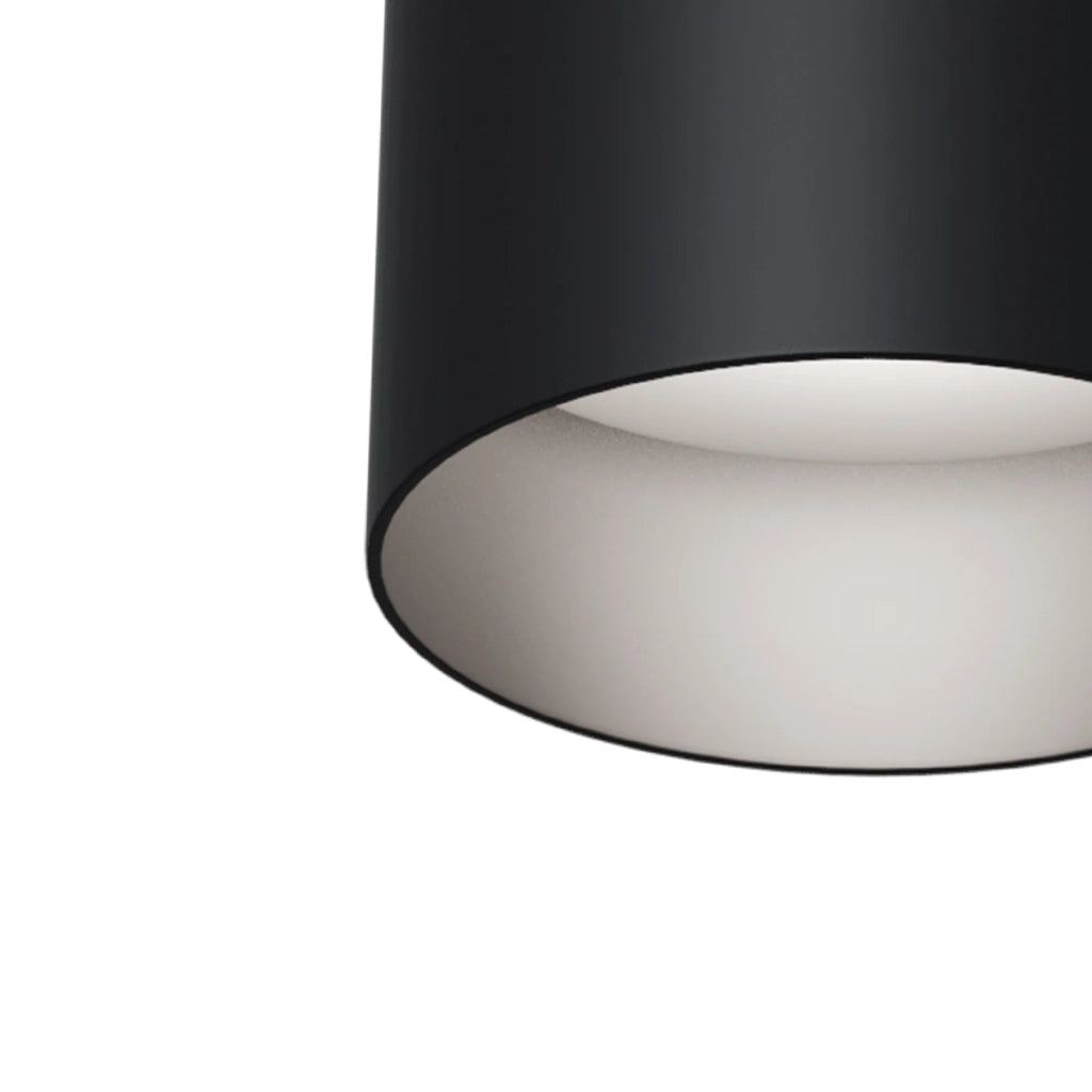 Maytoni Lampada da soffitto Slim 1 luce GU10 nero alluminio