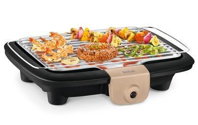 Tefal BG90C814 EasyGrill Griglia Elettrica da Tavolo 2300 W 870 cm² colore Nero
