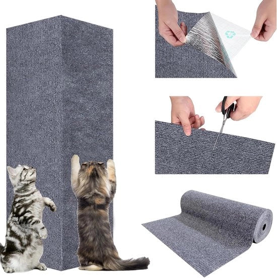 Tappeto autoadesivo per gatti - protezione da graffi - 200 x 40 cm
