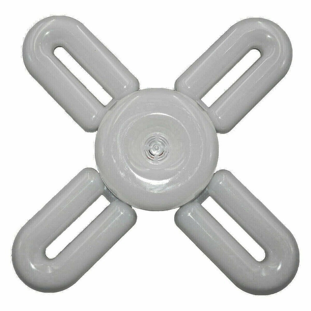 Trade Shop - Lampada Lampadario Deformabile Lampadina Led 60w 6500k 4 Vie Bianca E27 Ccl-4+1 -