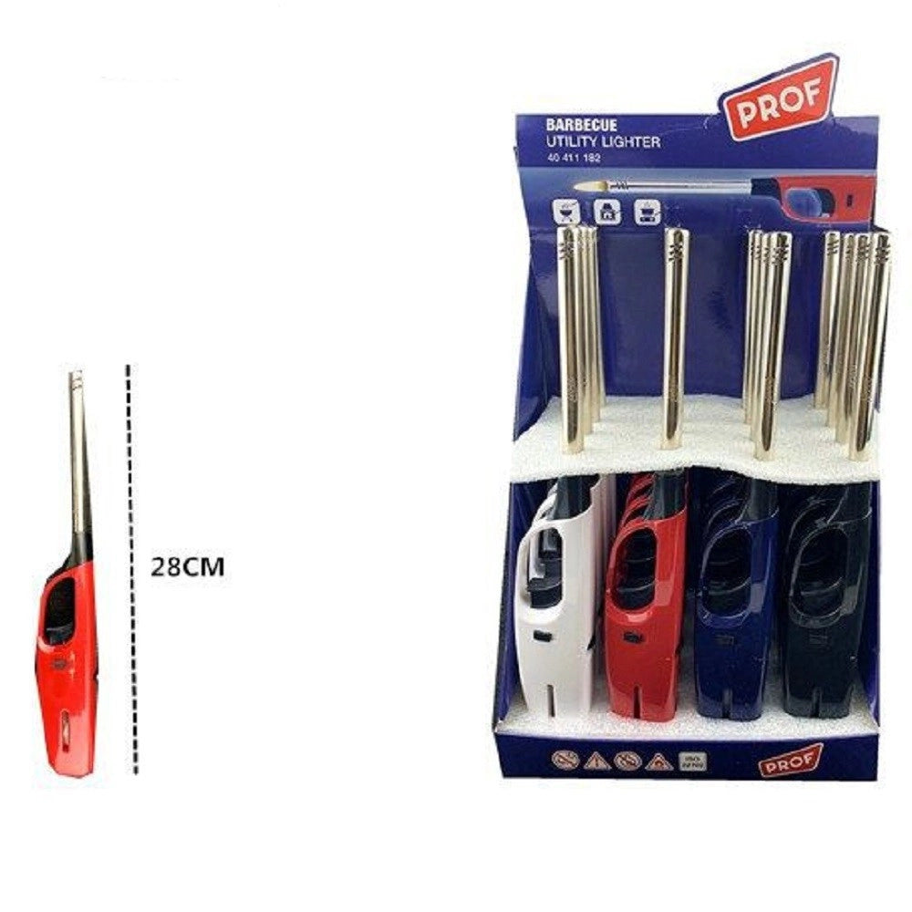 Trade Shop - Set 16 Pz Accendigas Accendino Prof Gastorch Lniii Dl-16 Barbecue 28cm 40411182 -
