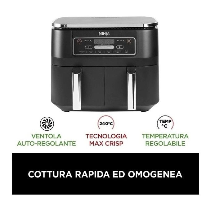 Ninja Friggitrice ad aria Dual Zone da 7,6 L AF300EU