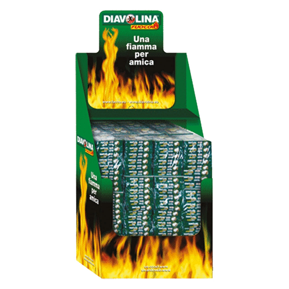 1cf espositore diavolina accendifuoco 40 cubi 48 cf. (banco) cm.37 x 29 x h.29, cod:ferx.7008198nlm