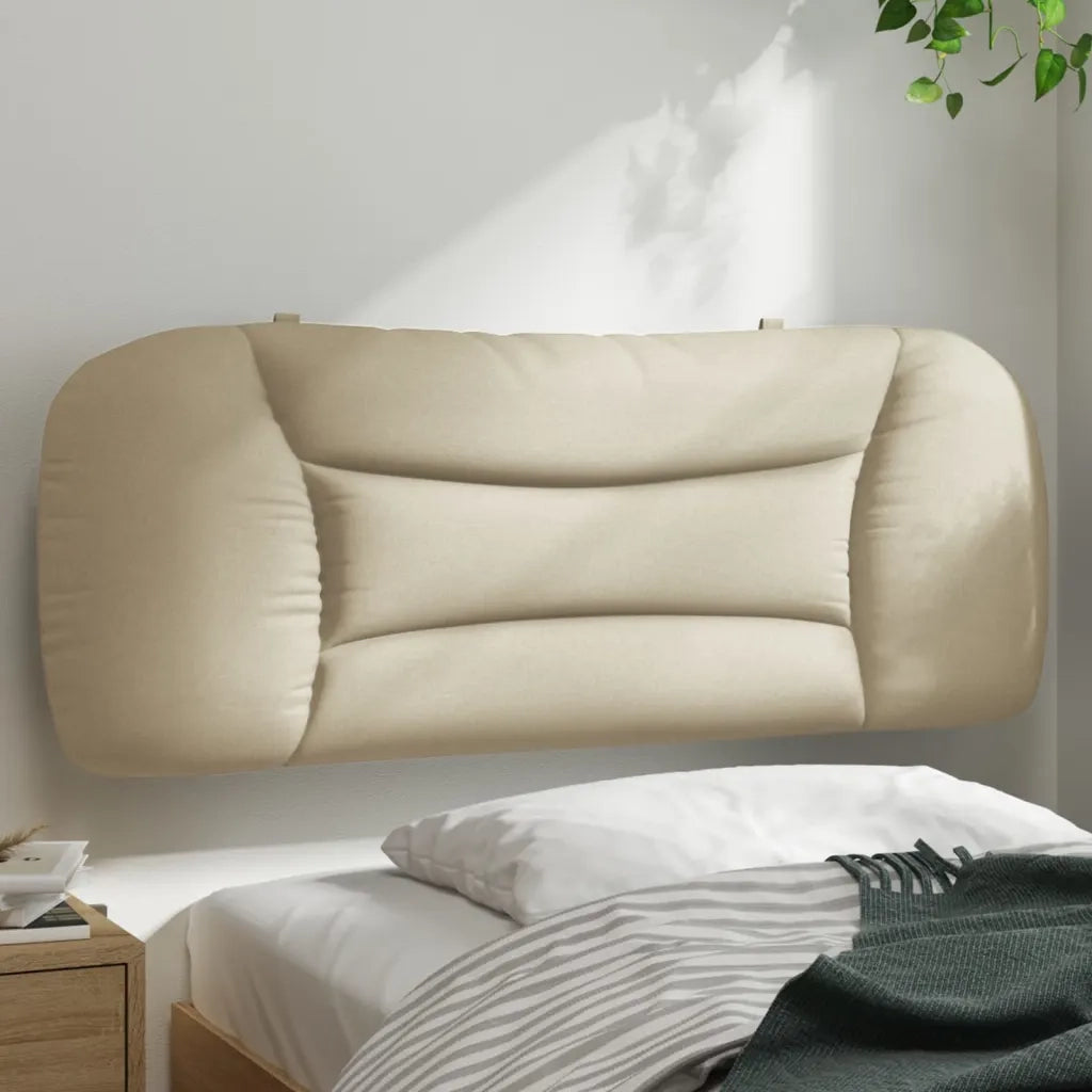 Cuscino Testiera Hvar Crema 100 cm in Tessuto CFW2897189