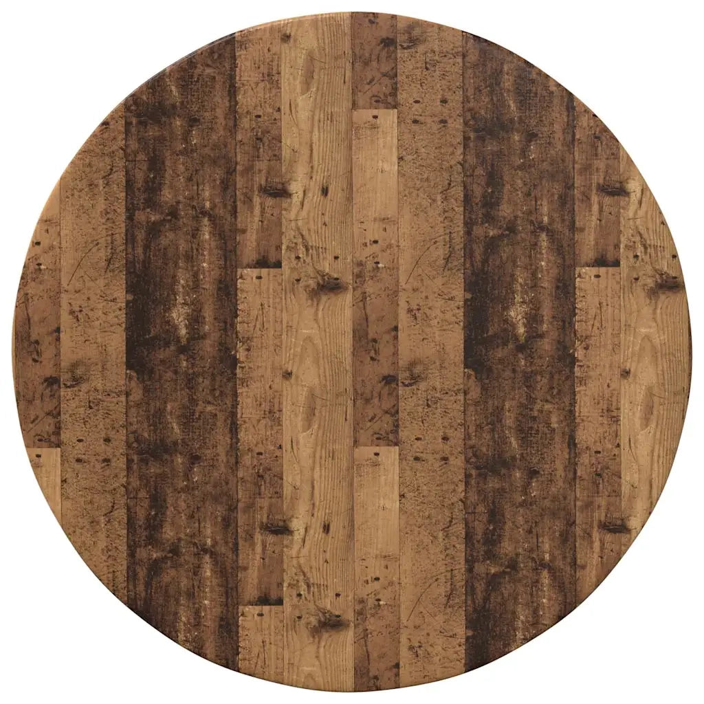 Piano del tavolo Legno vecchio Ø 50 x 1,5 cm Legno multistrato 880399