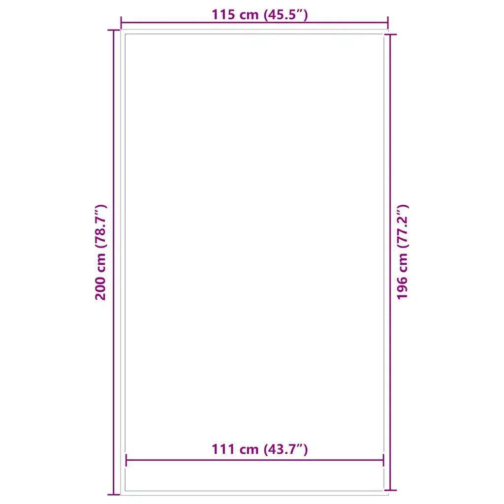 Zerbino Blu 115x200 cm 4105575