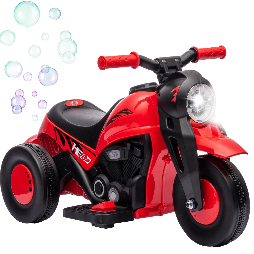 Motocicletta Elettrica per Bambini ¨C zephmum ¨C Verde con Musica 6V