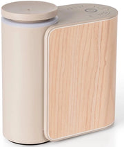 Diffusore di Aria Portatile - Silenzioso Doppio Diffusore Liquido - Diffusore di Aria con Coperchio in Legno - 3 Timer - Supporti Antiscivolo - Rinfrescante l'aria