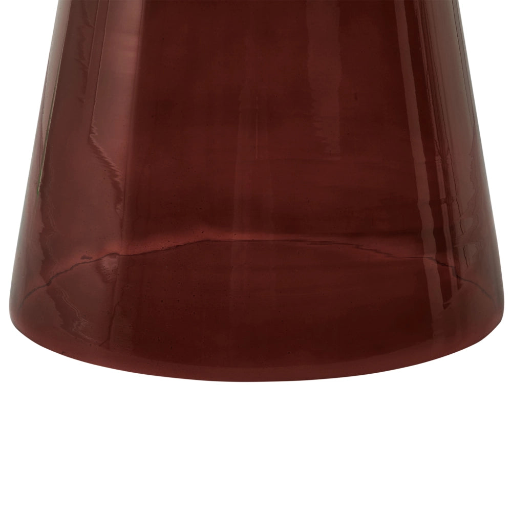 Set di 2 Tavoli da caffè in vetro trasparente marrone scuro moderno di forma ovale design moderno contemporaneo