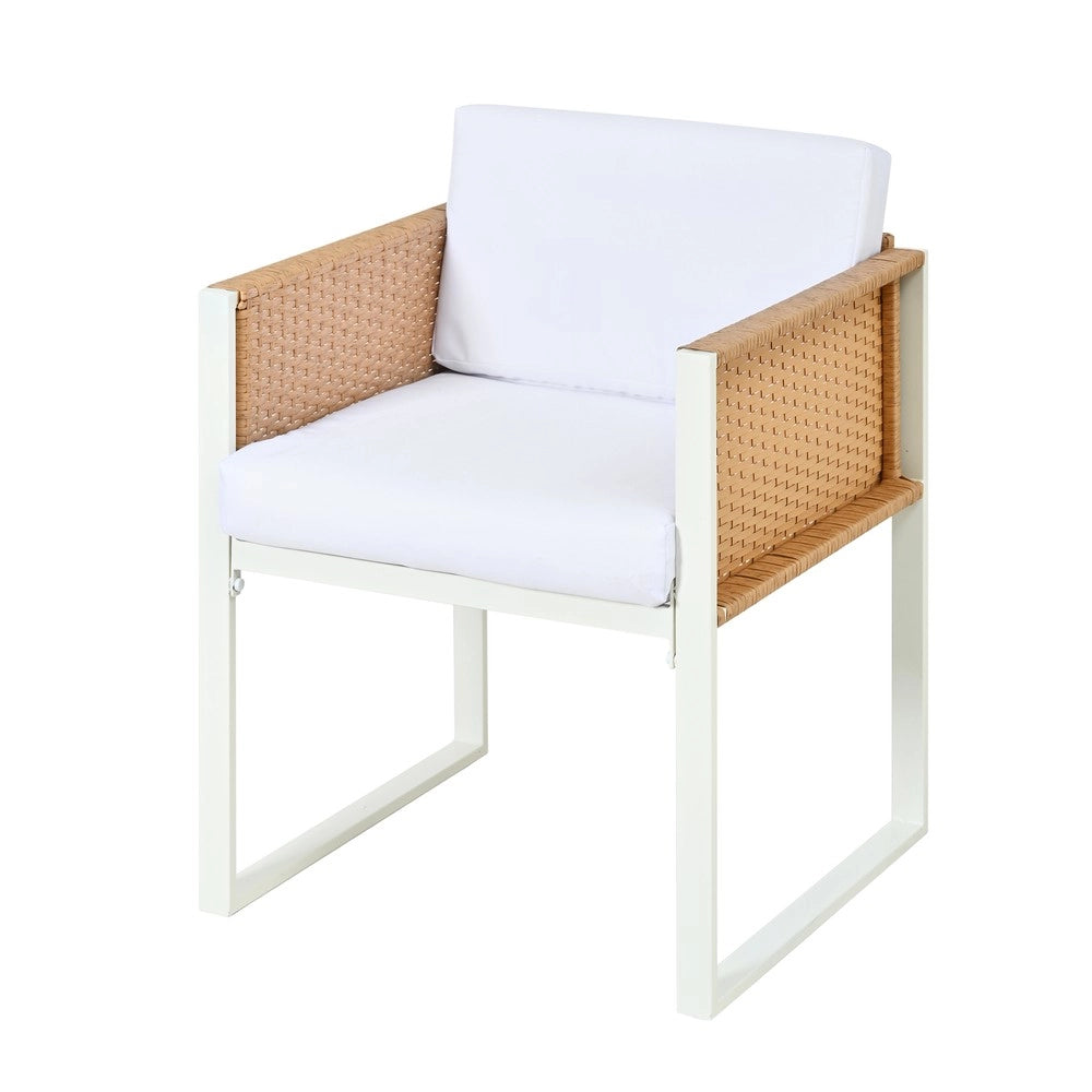 Set da Pranzo da Giardino in Polyrattan ¨C Xylo ¨C 6 Posti, Sedie con Cuscini Lavabili
