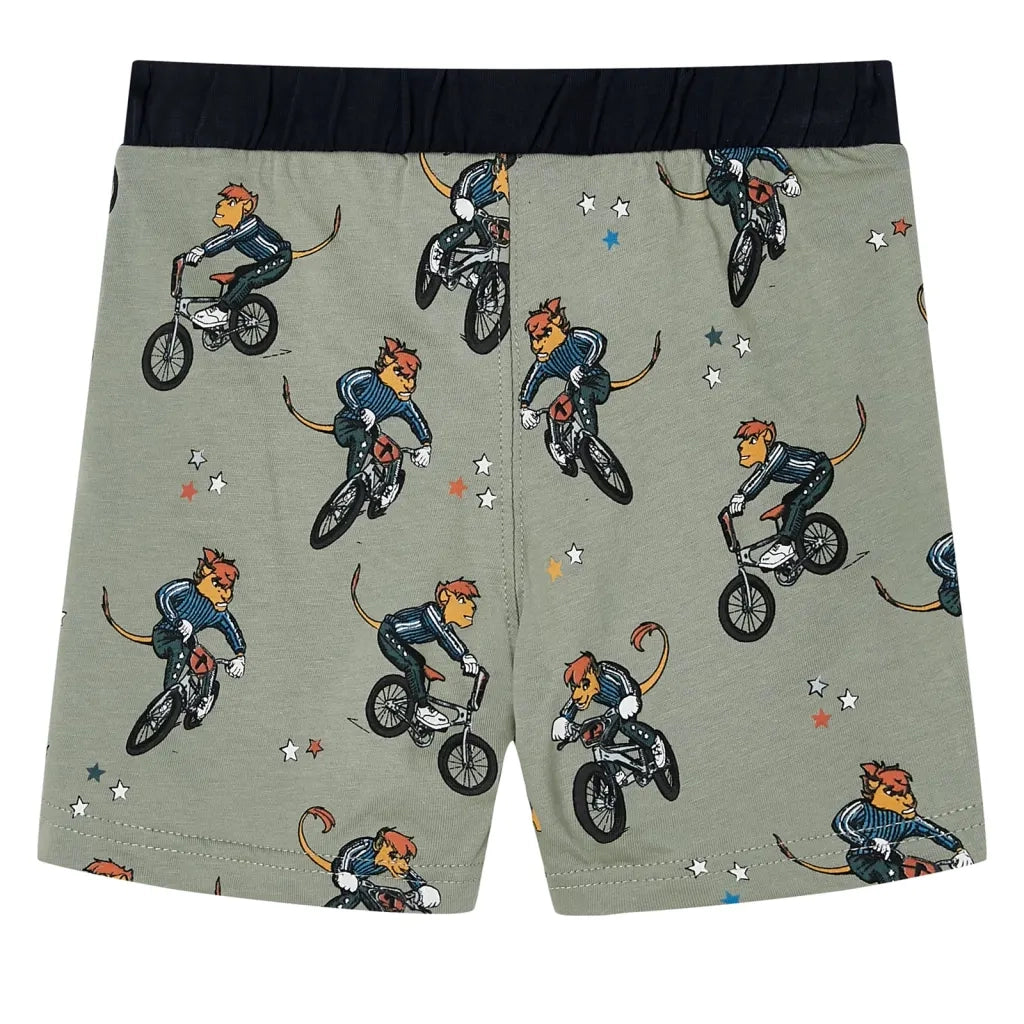 Pigiama da Bambino a Maniche Corte Cachi Chiaro 128 CFW8235874