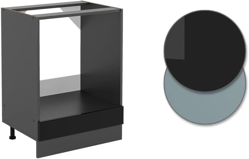 Mobiletto base per cucina R-Line, Quercia dorata, 60 cm, AP Oak, per la libera combinazione all'interno di sistemi cucina modulari