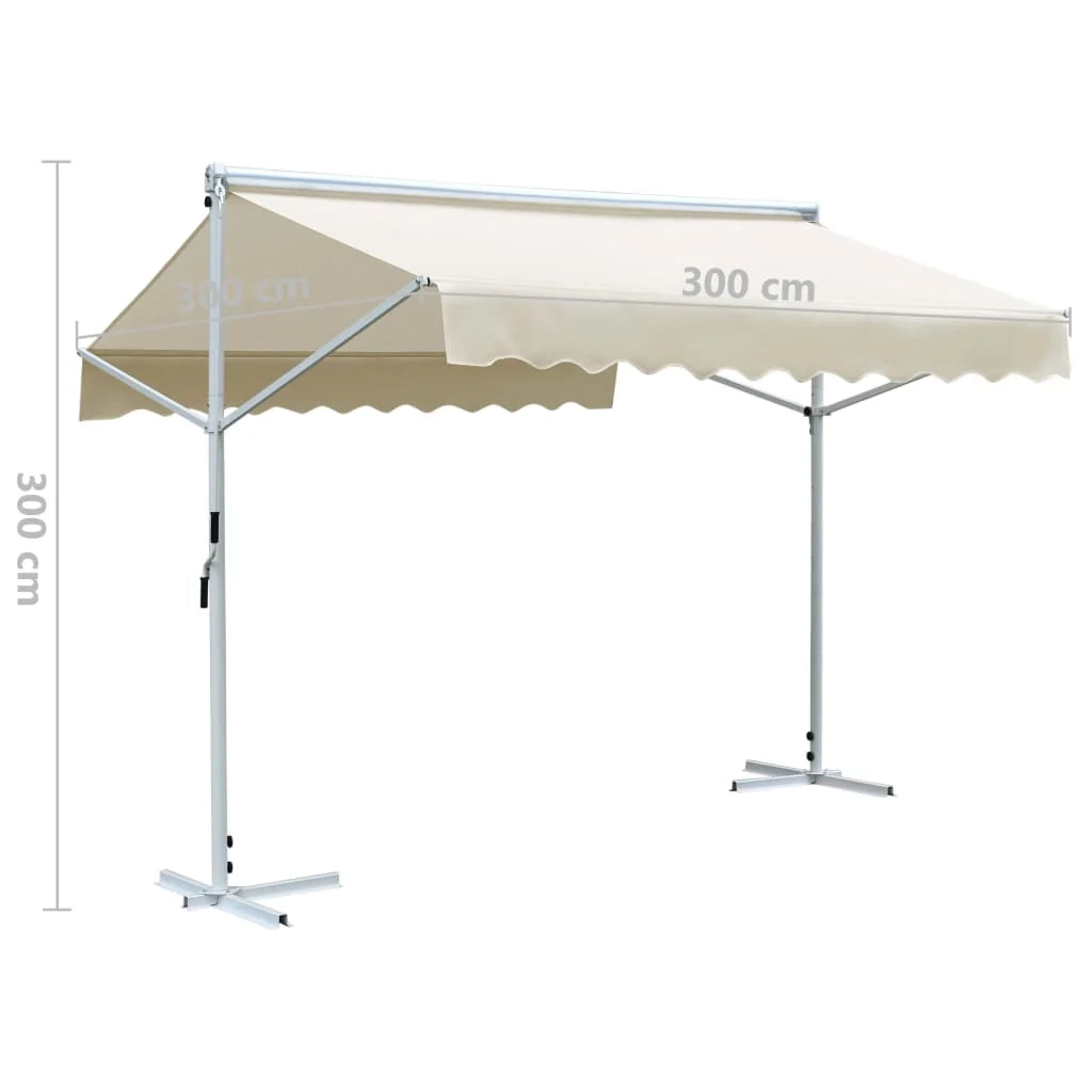 Tenda autoportante 3x3 mt crema 02_0007477
