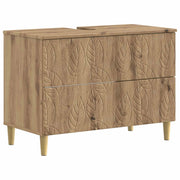 Armadio per Lavabo da Bagno DELFT Rovere Artigianale 897024